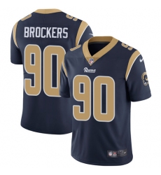Men's Nike Los Angeles Rams #90 Michael Brockers Navy Blue Team Color Vapor Untouchable Limited Player NFL Jersey