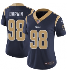Women's Nike Los Angeles Rams #98 Connor Barwin Navy Blue Team Color Vapor Untouchable Limited Player NFL Jersey