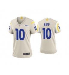 Women's Nike Los Angeles Rams #10 Cooper Kupp Bone Vapor Untouchable Limited Stitched Jersey