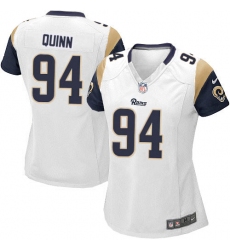 Women's Nike Los Angeles Rams #94 Robert Quinn Game White NFL Jersey