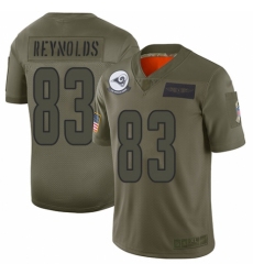Women's Los Angeles Rams #83 Josh Reynolds Limited Camo 2019 Salute to Service Football Jersey
