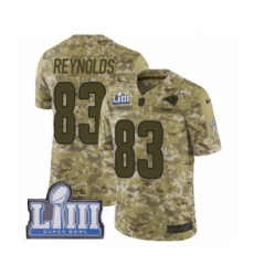 Youth Nike Los Angeles Rams #83 Josh Reynolds Limited Camo 2018 Salute to Service Super Bowl LIII Bound NFL Jersey