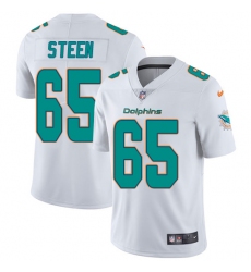 Youth Nike Miami Dolphins #65 Anthony Steen Elite White NFL Jersey