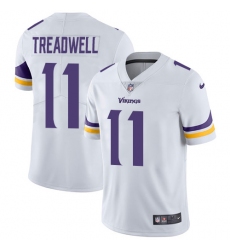 Men's Nike Minnesota Vikings #11 Laquon Treadwell White Vapor Untouchable Limited Player NFL Jersey