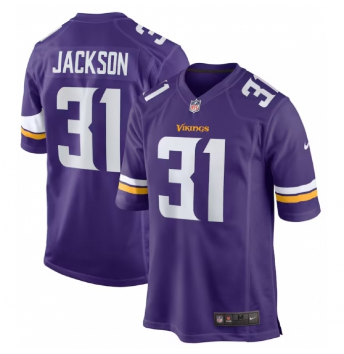 Men's Nike Minnesota Vikings #31 Khyree Jackson Purple  F U S E Stitched NFL Jersey