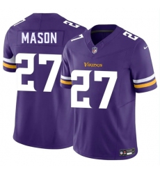 Men's Youth Minnesota Vikings #27 Jordan Mason Purple 2025 F.U.S.E. Vapor Untouchable Limited Football Stitched Jersey