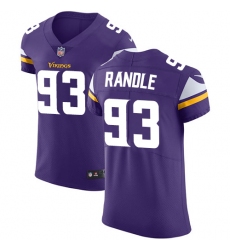 Men's Nike Minnesota Vikings #93 John Randle Purple Team Color Vapor Untouchable Elite Player NFL Jersey