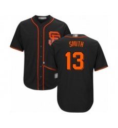 Youth San Francisco Giants #13 Will Smith Authentic Black Alternate Cool Base Baseball Jersey