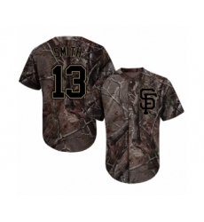 Youth San Francisco Giants #13 Will Smith Authentic Camo Realtree Collection Flex Base Baseball Jersey