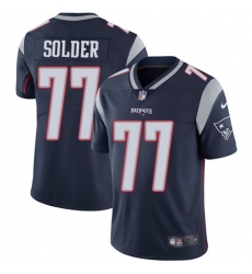 Youth Nike New England Patriots #77 Nate Solder Navy Blue Team Color Vapor Untouchable Limited Player NFL Jersey