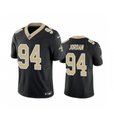 Men's New Orleans Saints #94 Cameron Jordan Black 2023 F.U.S.E. Vapor Untouchable Limited Stitched Jersey Men's New Orleans Saints #94 Cameron Jordan Black 2023 F.U.S.E. Vapor Untouchable Limited Stitched Jersey