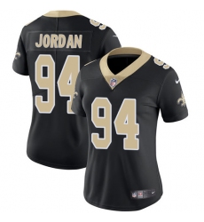Women's Nike New Orleans Saints #94 Cameron Jordan Black Team Color Vapor Untouchable Limited Player NFL Jersey Women's Nike New Orleans Saints #94 Cameron Jordan Black Team Color Vapor Untouchable Limited Player NFL Jersey