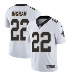 Youth Nike New Orleans Saints #22 Mark Ingram White Vapor Untouchable Limited Player NFL Jersey