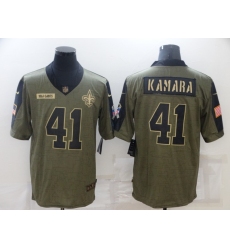 Men's New Orleans Saints #41 Alvin Kamara Nike Olive 2021 Salute To Service Limited Player Jersey Men's New Orleans Saints #41 Alvin Kamara Nike Olive 2021 Salute To Service Limited Player Jersey
