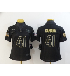 Women's New Orleans Saints #41 Alvin Kamara Black Nike 2020 Salute To Service Limited Jersey
