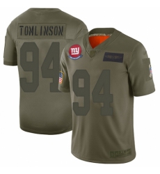 Women's New York Giants #94 Dalvin Tomlinson Limited Camo 2019 Salute to Service Football Jersey