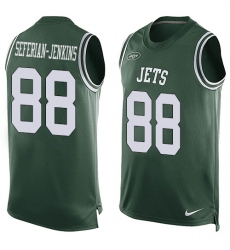 Men's Nike New York Jets #88 Austin Seferian-Jenkins Limited Green Player Name & Number Tank Top NFL Jersey
