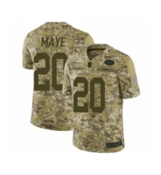 Youth New York Jets #20 Marcus Maye Limited Camo 2018 Salute to Service Football Jersey