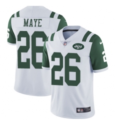 Youth Nike New York Jets #26 Marcus Maye White Vapor Untouchable Limited Player NFL Jersey