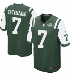 Men's Nike New York Jets #7 Chandler Catanzaro Game Green Team Color NFL Jersey