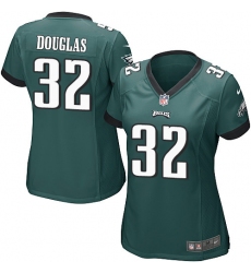 Women's Nike Philadelphia Eagles #32 Rasul Douglas Game Midnight Green Team Color NFL Jersey