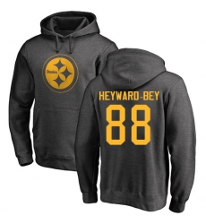 NFL Nike Pittsburgh Steelers #88 Darrius Heyward-Bey Ash One Color Pullover Hoodie