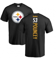 NFL Nike Pittsburgh Steelers #53 Maurkice Pouncey Black Backer T-Shirt