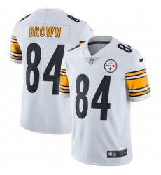 Men's Nike Pittsburgh Steelers #84 Antonio Brown White Vapor Untouchable Limited Player NFL Jersey