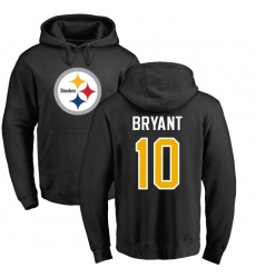 NFL Nike Pittsburgh Steelers #10 Martavis Bryant Black Name & Number Logo Pullover Hoodie