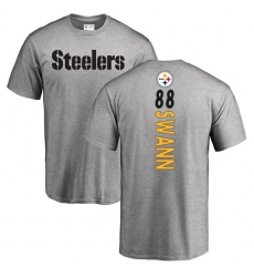 NFL Nike Pittsburgh Steelers #88 Lynn Swann Ash Backer T-Shirt