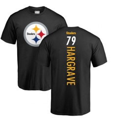 NFL Nike Pittsburgh Steelers #79 Javon Hargrave Black Backer T-Shirt