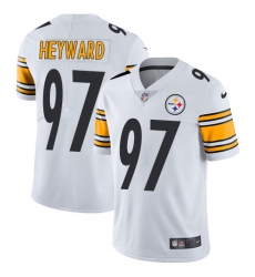 Men's Nike Pittsburgh Steelers #97 Cameron Heyward White Vapor Untouchable Limited Player NFL Jersey