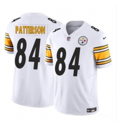 Men's Pittsburgh Steelers #84 Cordarrelle Patterson White 2024 F.U.S.E Vapor Untouchable Limited Football Stitched Jersey