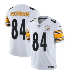 Men's Pittsburgh Steelers #84 Cordarrelle Patterson White Vapor Untouchable Limited Football Stitched Jersey