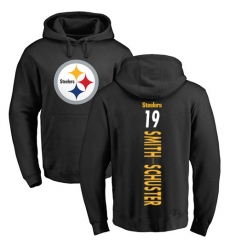 NFL Nike Pittsburgh Steelers #19 JuJu Smith-Schuster Black Backer Pullover Hoodie