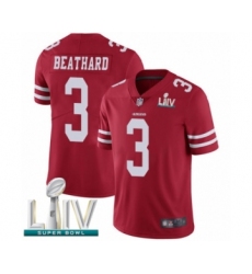 Youth San Francisco 49ers #3 C. J. Beathard Red Team Color Vapor Untouchable Limited Player Super Bowl LIV Bound Football Jersey