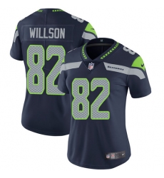 Women's Nike Seattle Seahawks #82 Luke Willson Steel Blue Team Color Vapor Untouchable Limited Player NFL Jersey