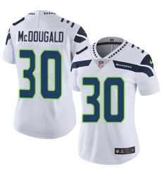 Women's Nike Seattle Seahawks #30 Bradley McDougald White Vapor Untouchable Limited Player NFL Jersey
