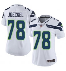 Women's Nike Seattle Seahawks #78 Luke Joeckel Elite White NFL Jersey