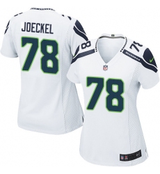 Women's Nike Seattle Seahawks #78 Luke Joeckel Game White NFL Jersey
