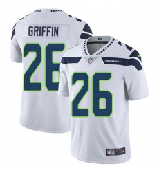 Youth Nike Seattle Seahawks #26 Shaquill Griffin White Vapor Untouchable Limited Player NFL Jersey
