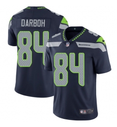 Men's Nike Seattle Seahawks #84 Amara Darboh Steel Blue Team Color Vapor Untouchable Limited Player NFL Jersey