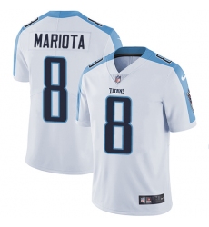 Youth Nike Tennessee Titans #8 Marcus Mariota White Vapor Untouchable Limited Player NFL Jersey