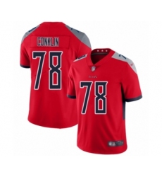 Youth Tennessee Titans #78 Jack Conklin Limited Red Inverted Legend Football Jersey