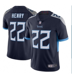 Men's Nike Tennessee Titans #22 Derrick Henry Navy Blue Alternate Vapor Untouchable Limited Jersey