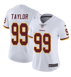 Women's Nike Washington Redskins #99 Phil Taylor White Vapor Untouchable Limited Player NFL Jersey