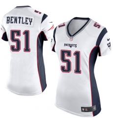 Women's Nike New England Patriots #51 Ja'Whaun Bentley Game White NFL Jersey