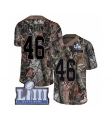 Youth Nike New England Patriots #46 James Develin Camo Untouchable Limited Super Bowl LIII Bound NFL Jersey