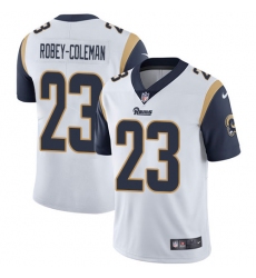 Men's Nike Los Angeles Rams #23 Nickell Robey-Coleman White Vapor Untouchable Limited Player NFL Jersey