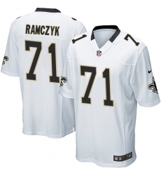 Men's Nike New Orleans Saints #71 Ryan Ramczyk Game White NFL Jersey